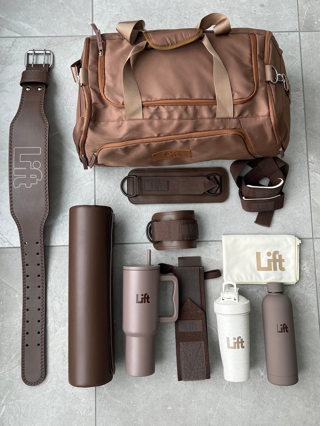 Large Gym Bag - Chocolate