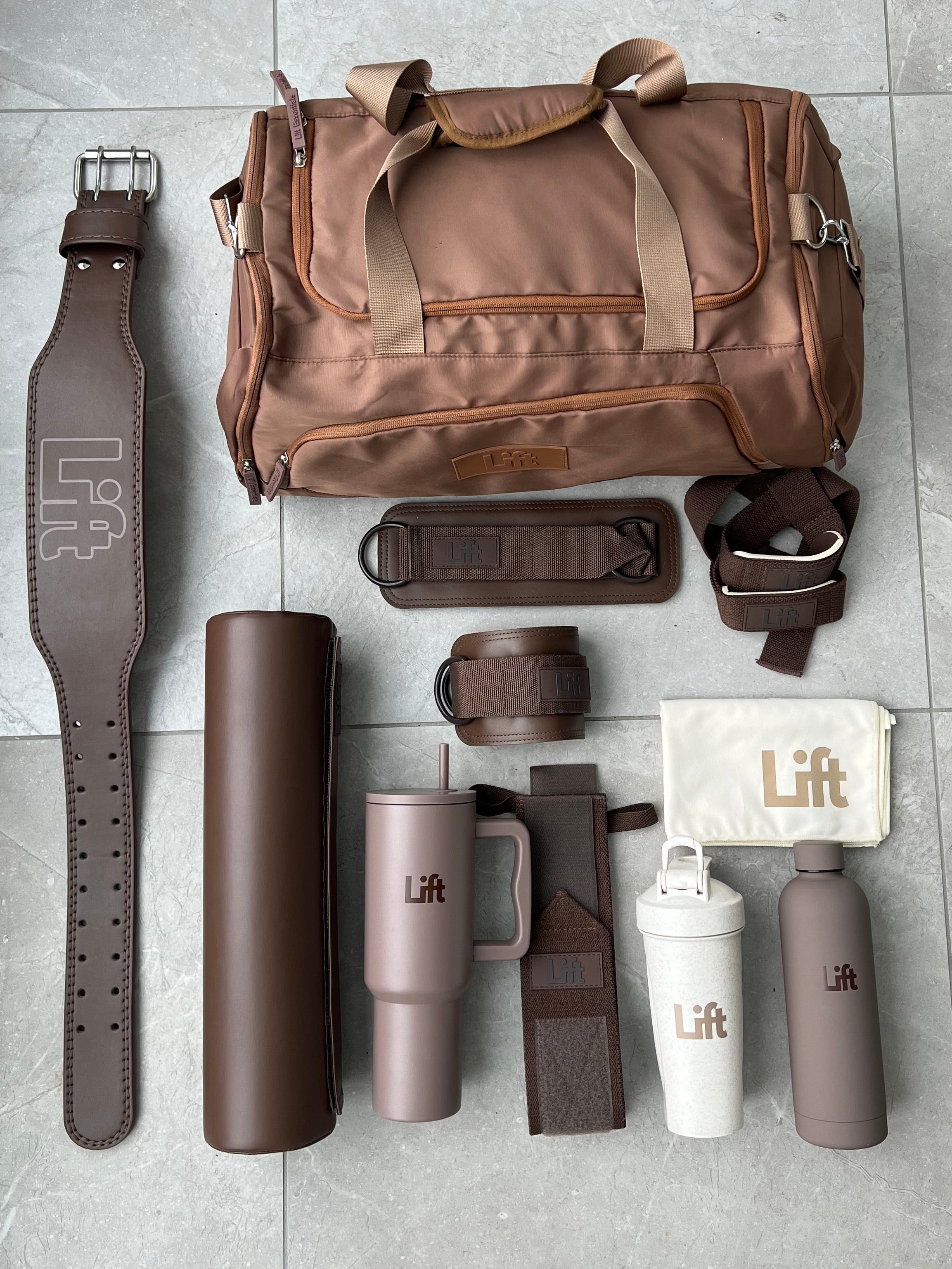 Large Gym Bag - Chocolate