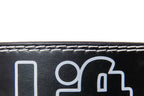 Leather Weight Lifting Belt - Jet Black