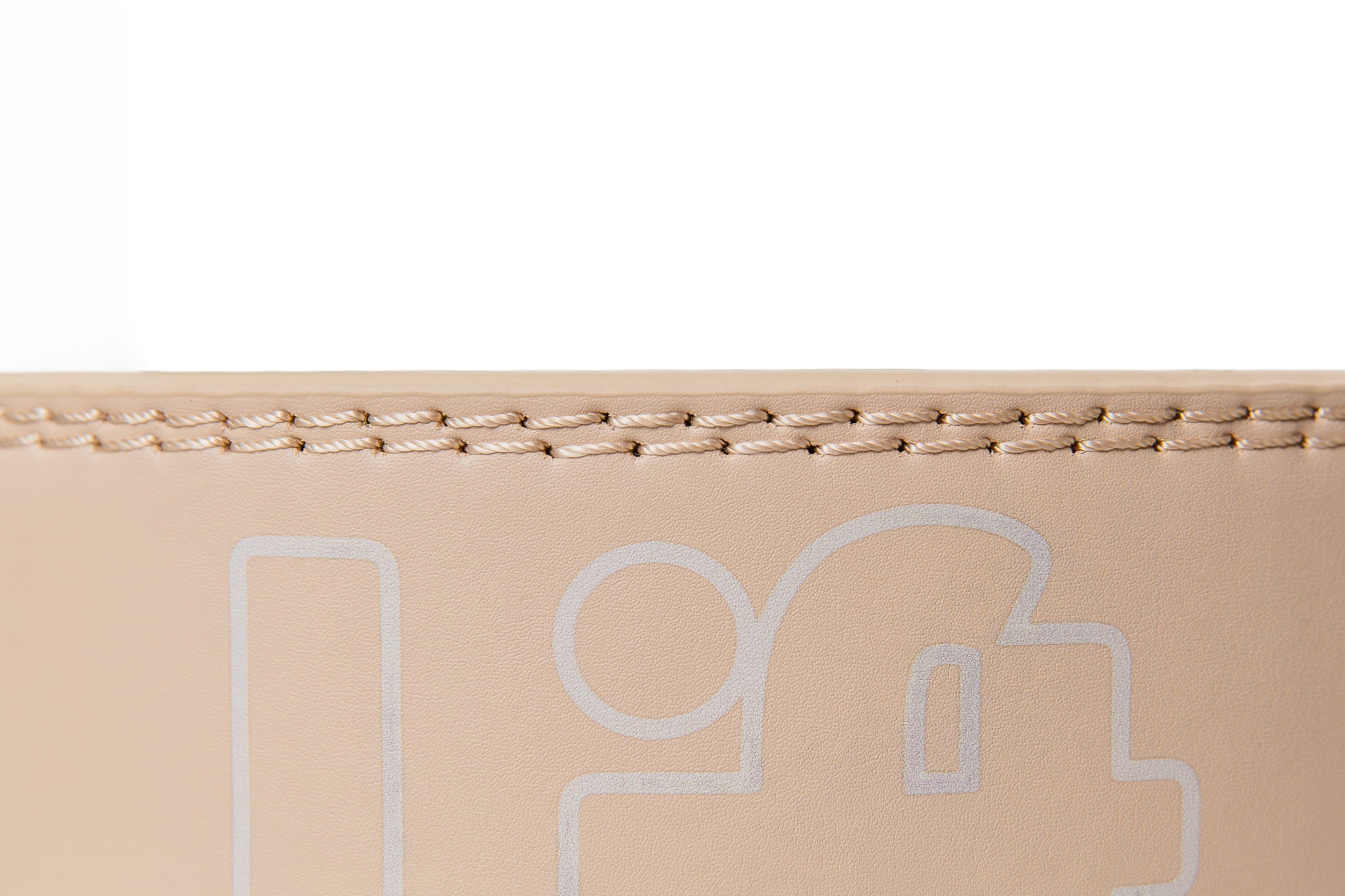 Leather Weight Lifting Belt - Butter Cream