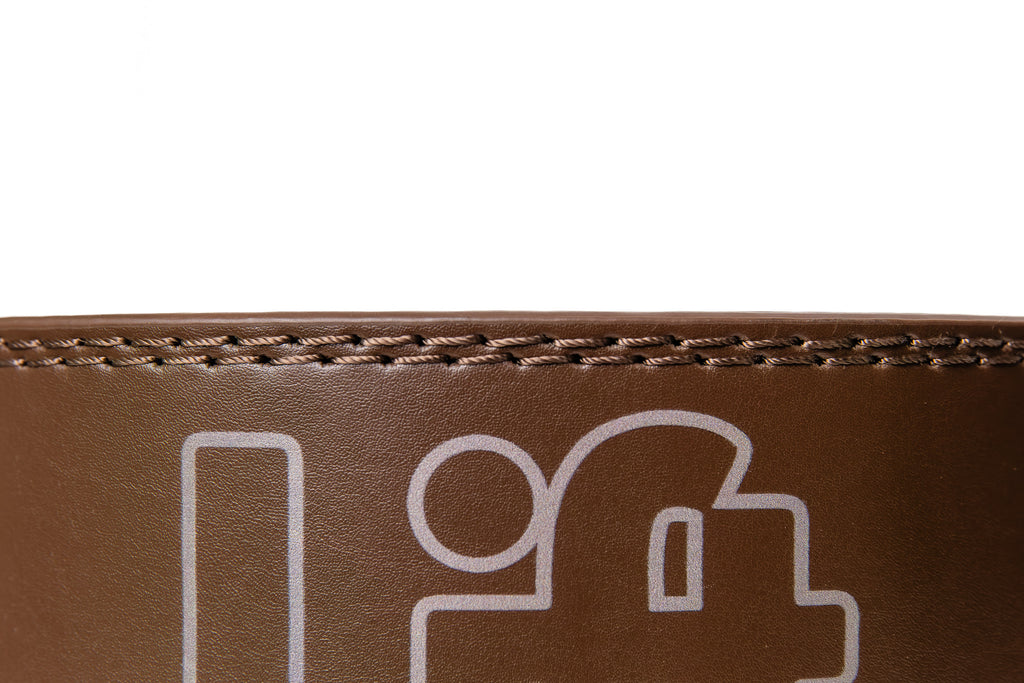 Leather Weight Lifting Belt - Rich Mocha