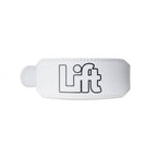 Leather Weight Lifting Belt - Pure White