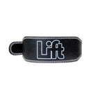 Leather Weight Lifting Belt - Jet Black