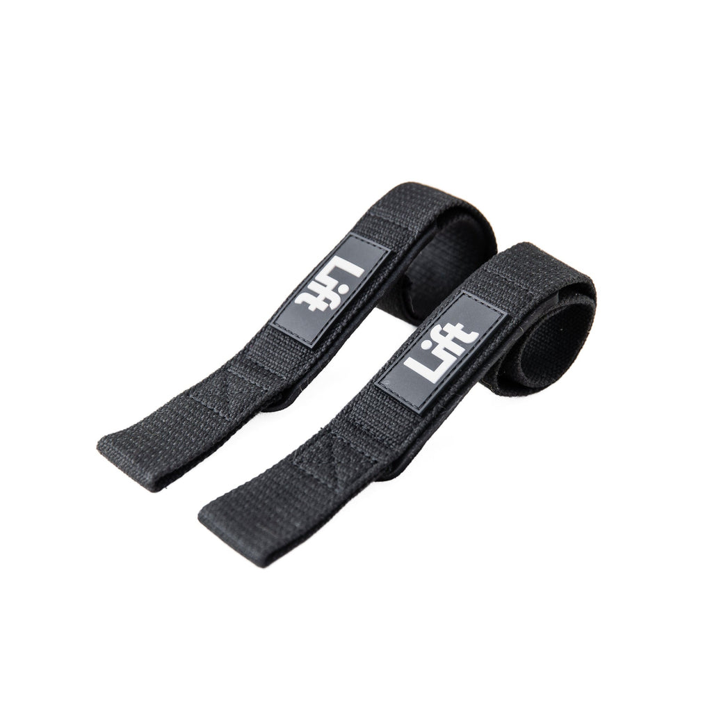 Weight Lifting Straps for Grip Strength - Jet Black
