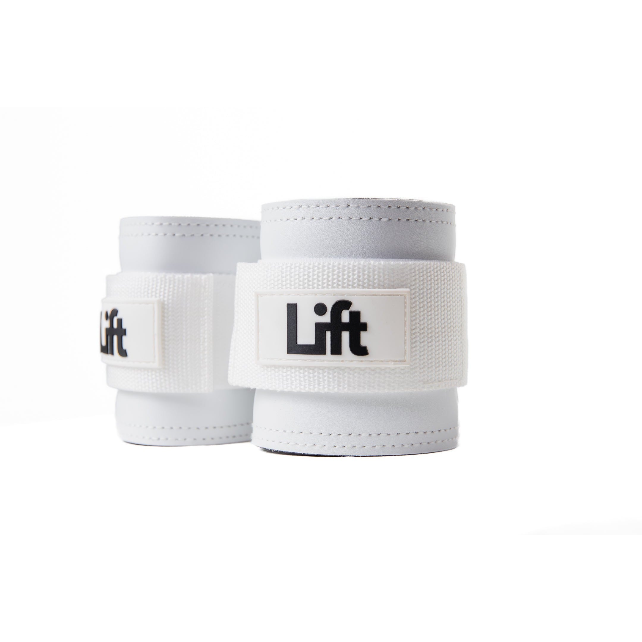 Ankle Straps for Cable Kickbacks - Pure White