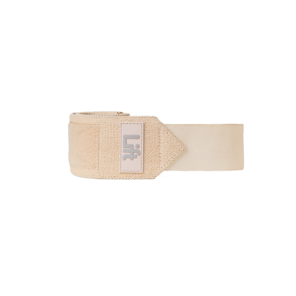 Wrist Wraps for Strength & Stability - Butter Cream