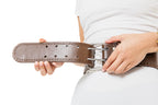 Leather Weight Lifting Belt - Rich Mocha