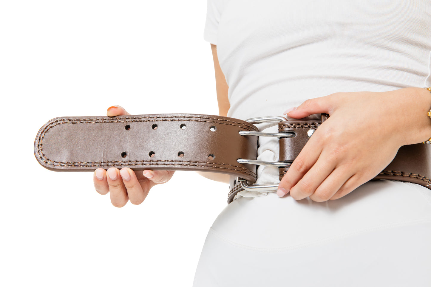 Leather Weight Lifting Belt